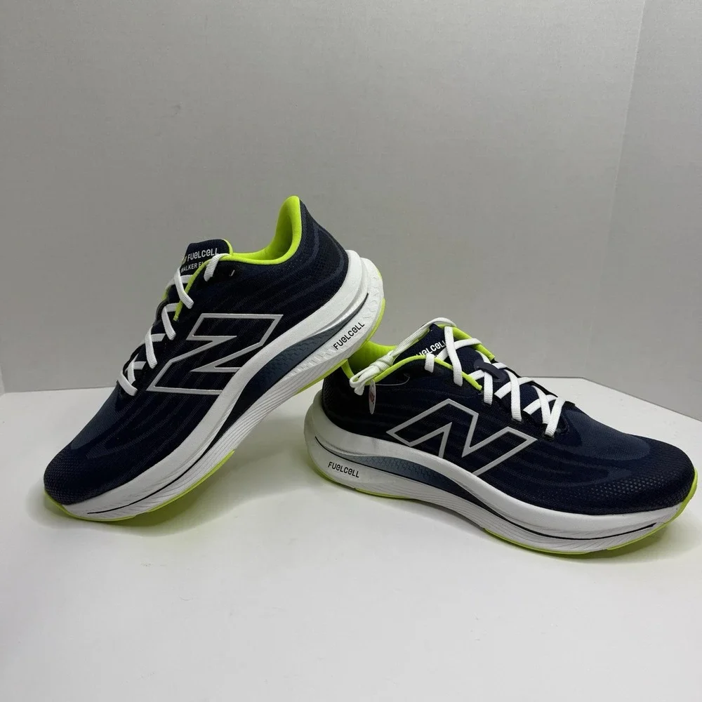 New Balance FuelCell Walker Elite Mens 9 2E Wide Navy White MWWKELN1